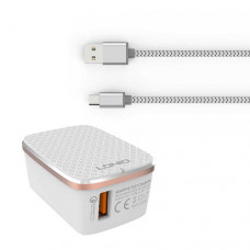 Brzi punjač Ldnio A1204Q + kabl micro USB tip C