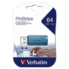 USB memorija Verbatim PinStripe 64GB plava