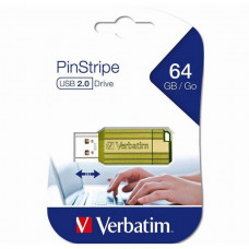 USB memorija Verbatim PinStripe 64GB zelena