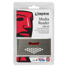 KINGSTON USB 3.0 High-Speed Media Reader - FCR-HS4 Čitač kartica, USB 3.0, Metalik