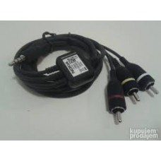 Audio kabl AUX 3.5mm - 3 činča 1.8m