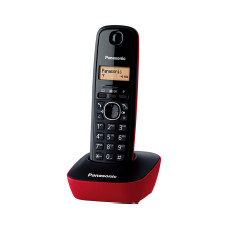 Telefon Panasonic KX-TG1611 bežični crno-crveni