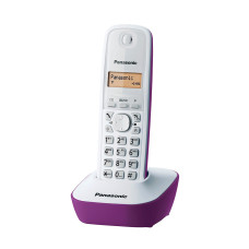 Telefon Panasonic KX-TG1611 bežični ljubičasto-beli
